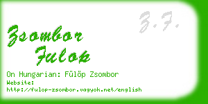 zsombor fulop business card